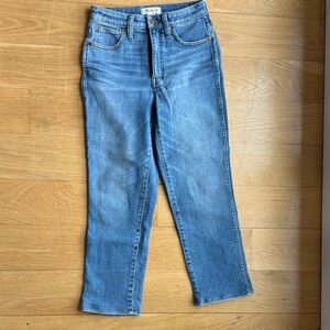 Madewell Light Blue Straight Leg Jeans